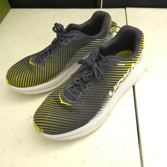 Hoka Rincon 2 Running Shoes Mens 13 Dark Navy Yellow Lightweight Road Sports main image 10